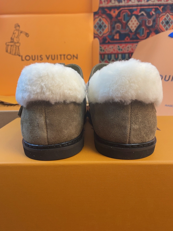 ルイヴィトン靴角部分ディテール